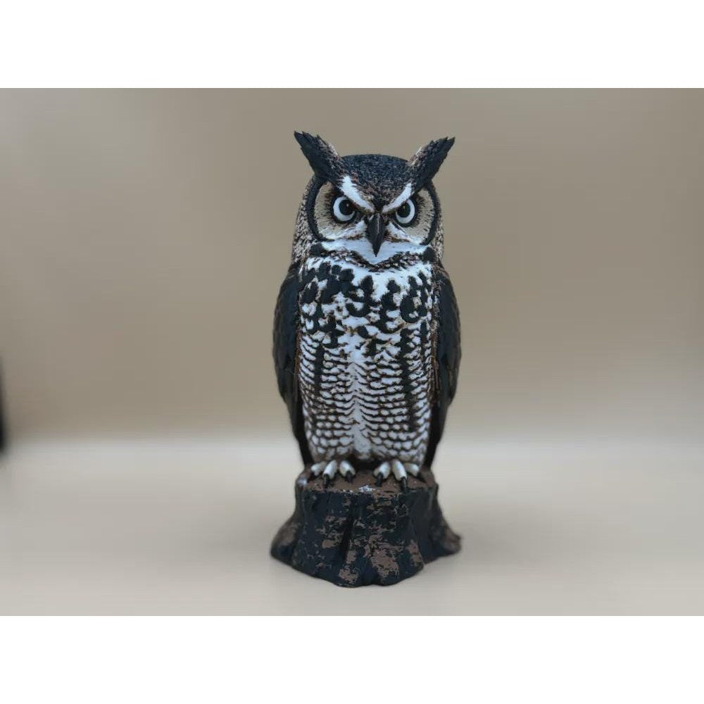 Statue de Hibou Sentinelle