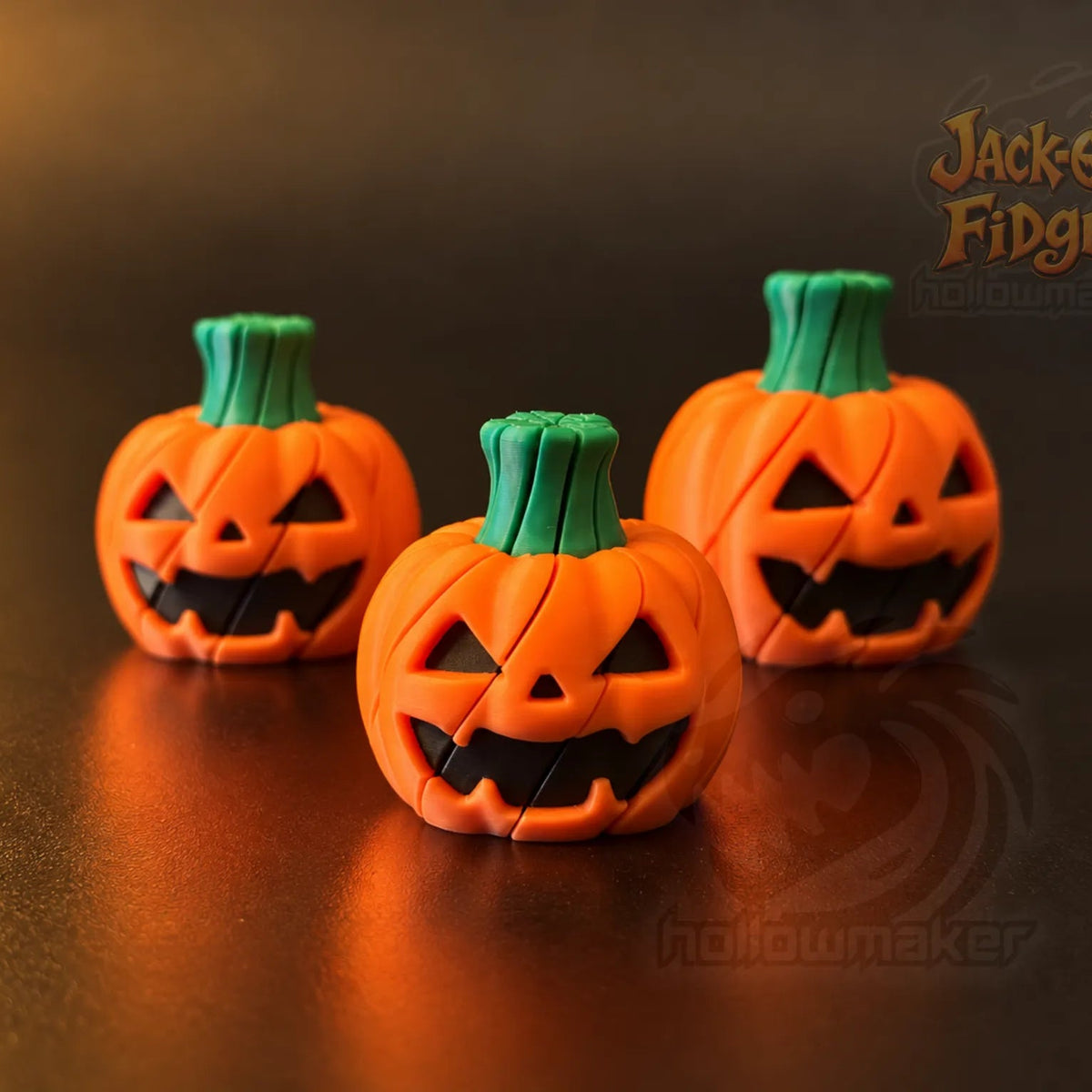 Jack-O-Fidget Twist Toy | Halloween Slime Fidget | Pumpkin Sensory Toy
