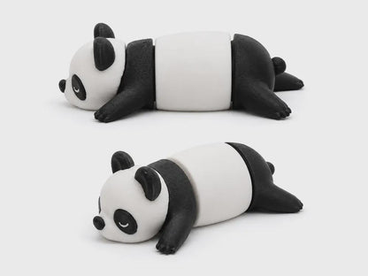 Cute Flexi Panda Keychain | Articulated Panda Toy | Chunky Panda Bag Charm | Gift for Panda Lovers