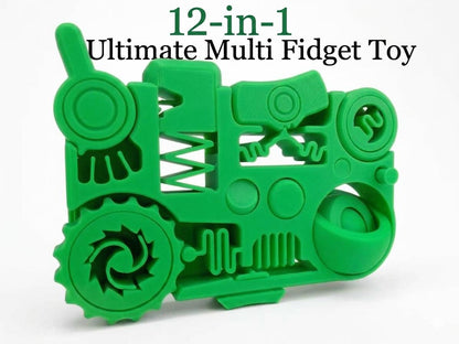 12-in-1 Ultimate Multi Fidget Toy | Print-in-Place Sensory Gadget