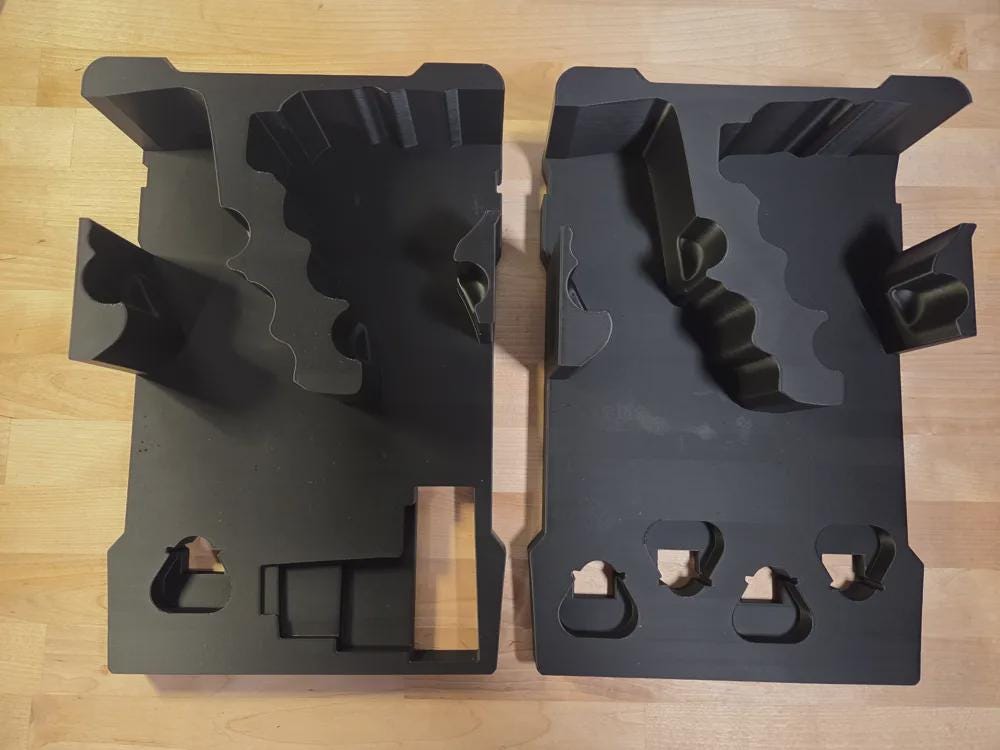 Milwaukee Packout Insert for M12 Drill, Impact, Subcompact and Batteries, Tool Box Organizer, Custom Packout Mod