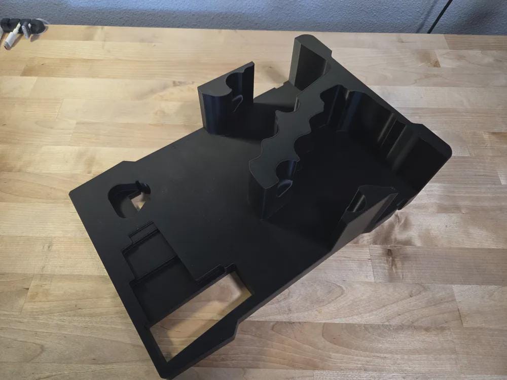 Milwaukee Packout Insert for M12 Drill, Impact, Subcompact and Batteries, Tool Box Organizer, Custom Packout Mod