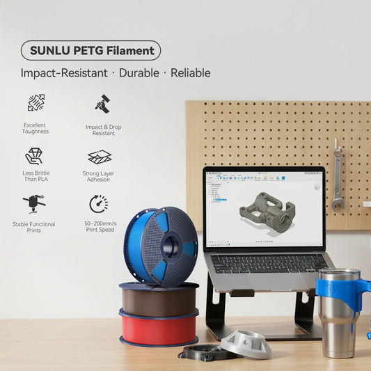 SUNLU PETG 3D Printer Filament 1KG