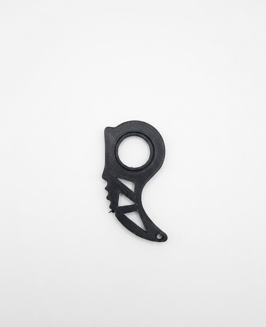 Karambit Fidget Spinner Keychain |  Stress Relief Toy | No Bearings Needed | Blunt Plastic Novelty Gift