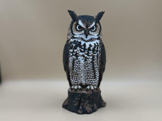 Watchful Owl Statue | Realistic Decorative Figurine for Home Decor