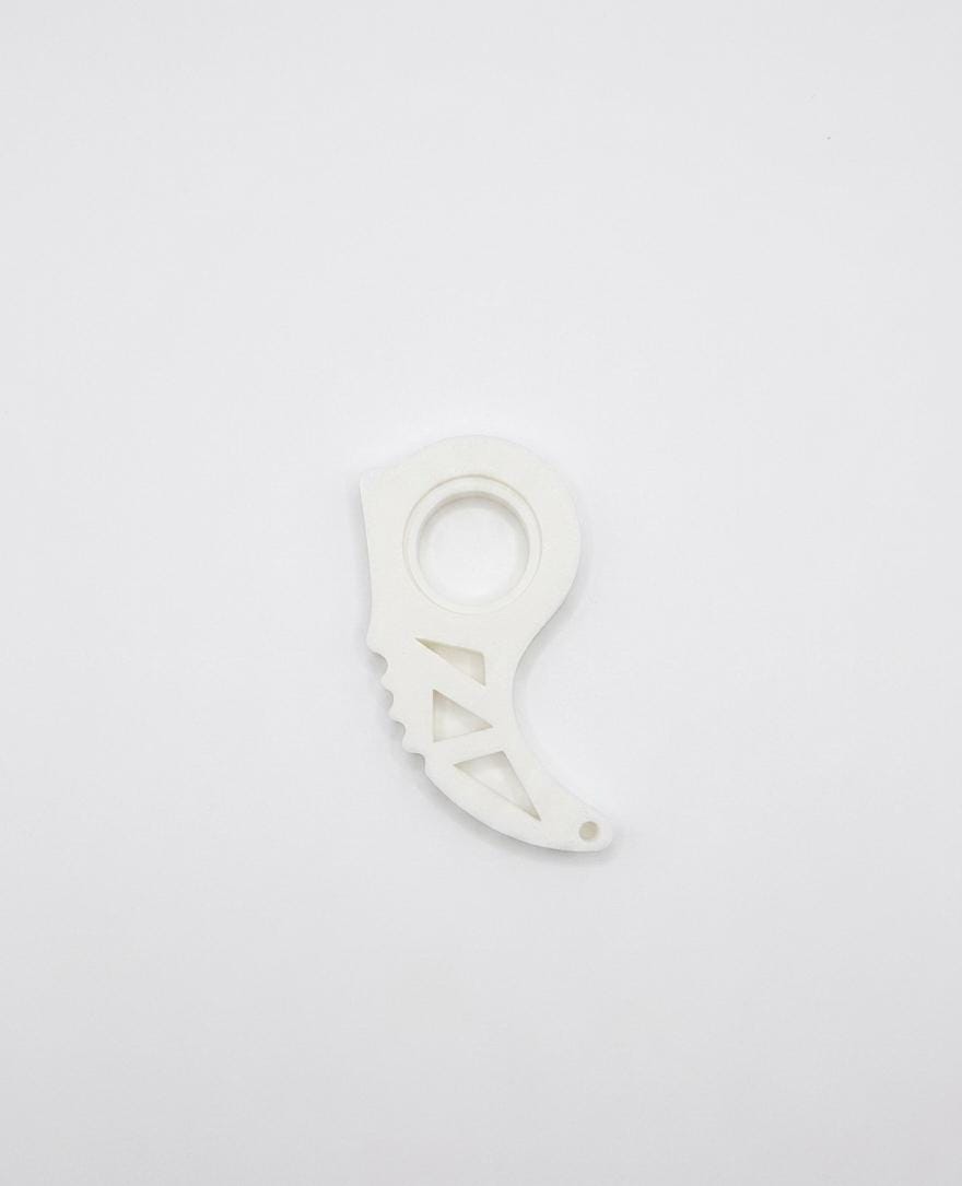 Karambit Fidget Spinner Keychain |  Stress Relief Toy | No Bearings Needed | Blunt Plastic Novelty Gift