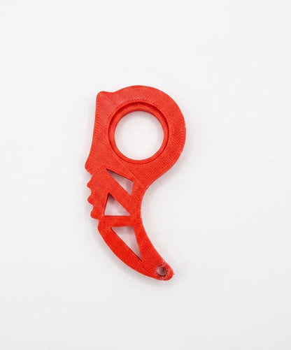 Karambit Fidget Spinner Keychain |  Stress Relief Toy | No Bearings Needed | Blunt Plastic Novelty Gift